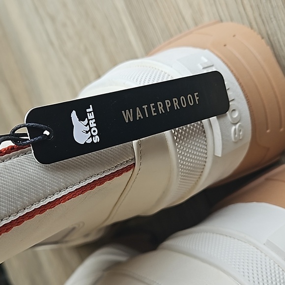 Sorel Cream Leather Brex Chelsea Boots 11 NWT - Picture 5 of 10